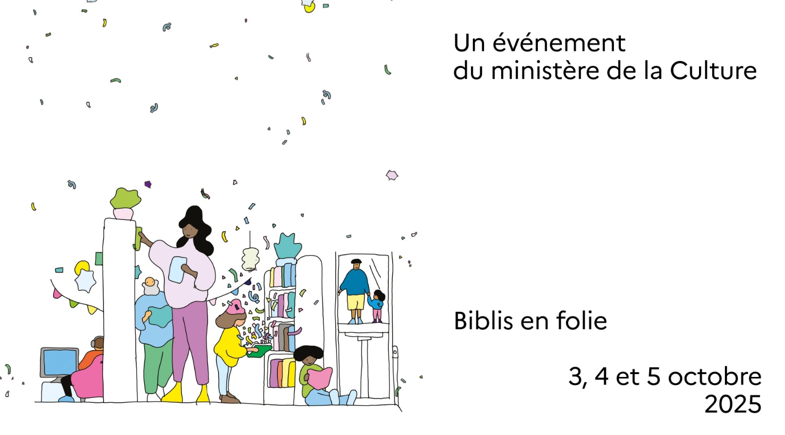 Biblis en folie revient les 4 et 5 octobre 2025 pour une deuxième édition des journées nationales dédiées aux bibliothèques et aux médiathèques
